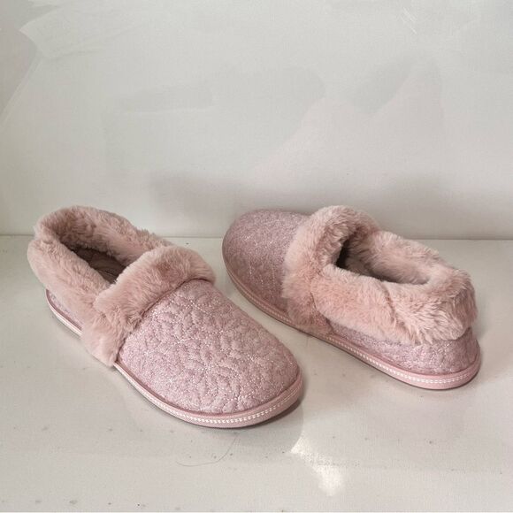 Skechers Bright Blossom Cozy Campfire Floral Quilted Slipper - Picture 3 of 7